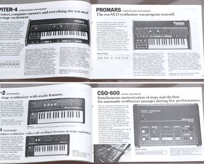 Roland-Classic brochure -JP8, Sys700, 808.
